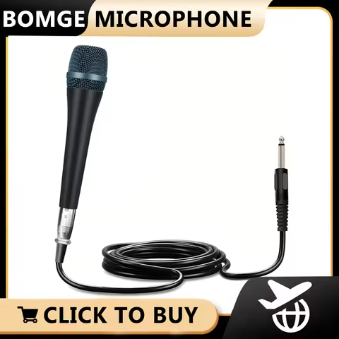Professional E945 Wired Handheld Cardioid Voice Dynamic Microphone for Stage Performance DJ Karaoke 
