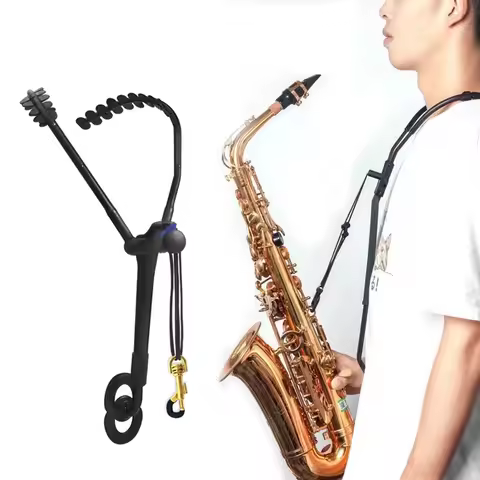 Adjustable Saxophone Neck Strap Saxophone Neck Strap Hook Sax Protections Neck Lanyard for Alto Sax 