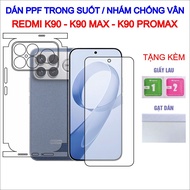 PPF stickers for Redmi K90, K90 Max, K90 Promax with full back, screen