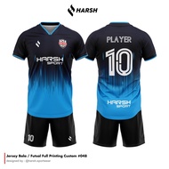 Jersey Baju Futsal/Bola Custom Desn Free Nama Punggung Dan Nomor Bisa