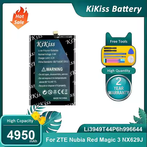Powerful Mobile Phone Battery For ZTE Nubia Red Magic 3 NX629J,Li3949T44P6h996644,4950mAh
