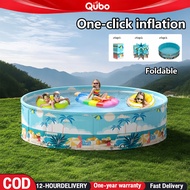 kolam mandi besar Non-inflatable Swimming Pool Kids Swimming Pool Baby Swimming Pool Air Pump Family