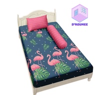 sprei lady rose flamingo ukuran 90x200 tinggi 20 super single fitted