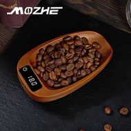 MOZHE Coffee Electronic Scale Bean Dish Portable Hand-Brewed Coffee Weighing Bean Dish Italian Coffe