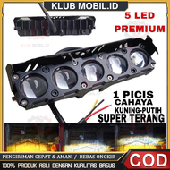 12V / 24V Lampu Sorot Tembak Mobil Lampu LED Tembak Sorot D3 SQL Lampu Tembak Sorot LED Laser 3 Mata