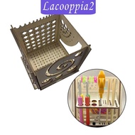 [Lacooppia2] Crochet Yarn Bowl Multifunctional Lightweight Crochet Holder Removable Wood Yarn Organizer