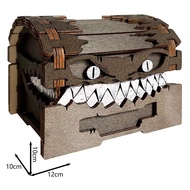 Storage Storage Monster Ornaments Hot-selling Wooden Building Blocks Cross-Border Dice Box Figure-Ma