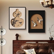 Set of 2 wall paintings for living room, tea room HH89 - Decorative canvas paintings, living room de