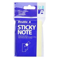 10 Double A Yellow Memo Pads (76x51 mm - 3x2 inches)