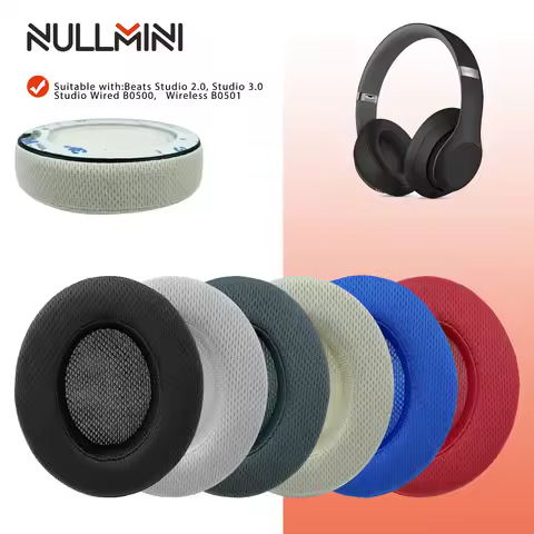 NullMini Replacement Earpads for Beats Studio 2.0, Studio 3.0,Studio Wired B0500,Wireless B0501 Head