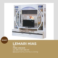Lemari Hias TV Import - Tempat hiasan Uk220cm - Tempat Tv 931 -Medan