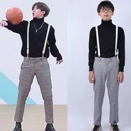 Ikun Essential Cosplay Sweater Suspender Pants Suit r5Hx
