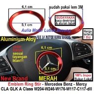 Emblem mercedes steering wheelRing mercy cla gla gle glk class w204 w205 w213 w218 w246 w117 w176 c1