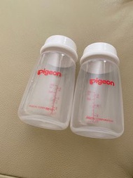 99%新 Pigeon 儲奶樽 $30/2個