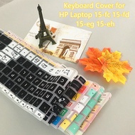 Cartoon Cute Keyboard Cover for HP Laptop 15-fc 15-fd Computer Soft Case laptop 15-eg 15-eh Keyboard