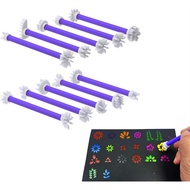 Flower Petal Tools 20 Petal Shapes Dotting Tool Mandala Dot Art Tools for Rocks Embosssing Tools