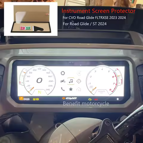 For Harley Touring CVO Road Glide FLTRXSE Road Glide ST 2024 Motorcycle Film Sticker 2PIC Instrument