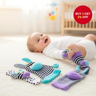4pcs Baby Wrist Rattle Socks Toys for 0-12 Month Infants, Girls, Boys, Early Educational Development