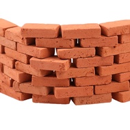 200 Pcs 1/16 Miniature Bricks,Mini Red Brick Stone,Model Brick,Mini Artificial Brick,Premium Clay Br