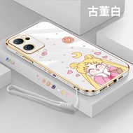 Huang-br Sailor Moon the Casing for Oppo Reno 7 Oppo Reno 7pro Oppo Reno 7 5g (海外版) Oppo Reno 7z Oppo Reno 7se Oppo Reno 8 Oppo Reno 8pro Soft Phone Case Cartoon Cover
