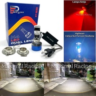Epic Racing XT 1630 LED Headlight H6 H4 H7 Projector Mini Projector Lens Motorcycle Car Lens Headlig