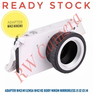 Adapter M42-N1 Nikon1 Lens M42 To Body Nikon Mirrorless J1 J2 J3 J4 Converter Adapter Lens