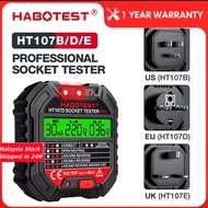 HABOTEST HT106E / HT107E / UNI-T UT07A-UK  SOCKET TESTER RCD TEST 230V 50-60HZ UK ~ Original 👍