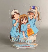 正版授權 工作細胞 血小板 三人組合立牌