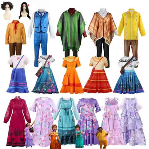 Anime Movies Mirabel Antonio Isabella Camilo Brulo Princess Felix Pepa Dolores Luisa Cosplay Costume