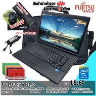 โน๊ตบุ๊ค Notebook Fujitsu เล่นเกมส์ ดูหนัง ฟังเพลง ทำงาน Core i5-2520M (Ram 4GB) (รับประกัน 3 เดือน) USED