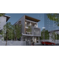 3-Storey Home Office Model With