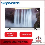 Skyworth 4K Android TV Youtube Netflix Smart TV 70 70SUC6500 With Borderless Design