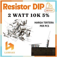R resistor 2w 2Watt 10K 10Kilo Ohm 10 kilo 10kohm 2 watt tolerance 5% 10K