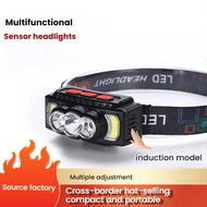 Ready Stock Dry Battery Powered Headlamp High Brightness IPX4 Waterproof For Camping Fishing