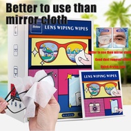Anti fog glasses wet wipes mobile phone screen lenses disposable wiping wipes quick drying portable