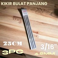 KIKIR BULAT PANJANG 3PC LEIYUTE 3/16" 4.8MM 2713