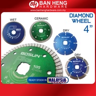 (READY STOCK) BOSUN 4" DIAMOND WHEEL / DISC  F3 6027  F5CE F1GP F3GP