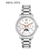 Solvil et Titus W06-03262-001 Women's Quartz Analogue Watch in White Dial and Stainless Steel Strap