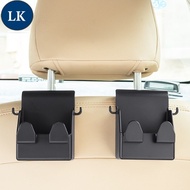 LK 1 Pcs Multifunction ABS Car Storage Box Back Hook / 3 In 1 Organize Storage Basket / Universal In