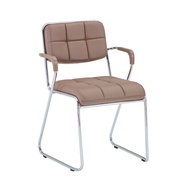 เก้าอี้พักคอยหนัง PU AUSTIN KASSA รุ่น C-116-1-BR สีน้ำตาล