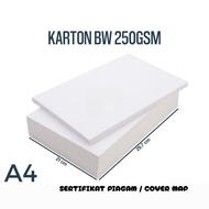 BW Paper 250gsm A4 contains 500 sheets / BW Cardboard Paper