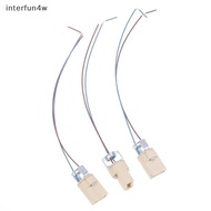 interfun4w 10/20Pcs G9 Light Bulb Soet Ceramic Lamp Base Holder Connector Led Halogen Light LED Lamp