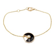 [มือสอง] กำไลข้อมือ Cartier Amulet พลอยโอนิกซ์ ขนาดข้อมือ 12.5/14 ซม. ทองคำ 18 กะรัต (ทองคำชมพู) กำไ