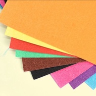 Color Glitter Cardstock Paper for  Crayon Drawing Children Learn Creativity Art School Office Supply