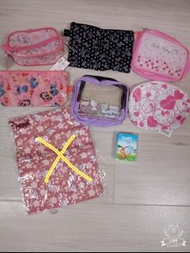 日本Marie / Hello Kitty / 史迪仔 / Charmmy Kitty 化妝袋 / 萬用袋