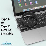 Type C To Type C 60W 3A 3m Cable TB1324