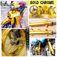 Gold Chrome Paint (Ready stock)Ez Chrome Samurai Spray Paint Magic Paint Colour Ez Coat 2k clear Chr