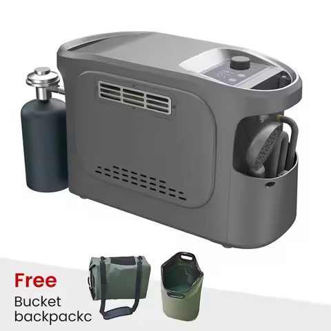 Portable Propane Water Heater For Camping 3L/min 6L/min- LPG Tankless Instant Hot Shower System With