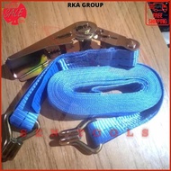 Webbing Cargo Ratchet Tie Dwon Track Belt 2.5 Cm X 5 M Tali Pengi-Ym19 Terbaik Dikelasnya