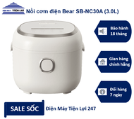 Nồi cơm điện Bear SB-NC30A (3.0L) - Điện Máy Tiện Lợi 247